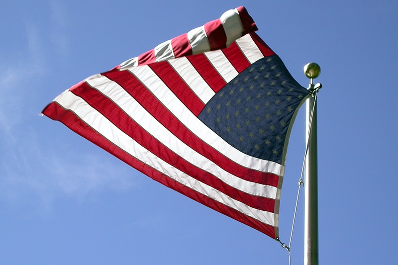 How to reduce flag fraying and wraparound Budget Flagpole